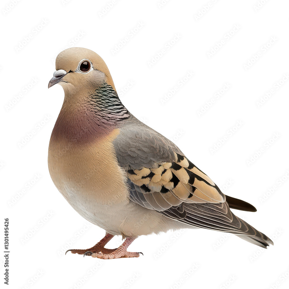 Fototapeta premium Dove isolated on transparent background, PNG