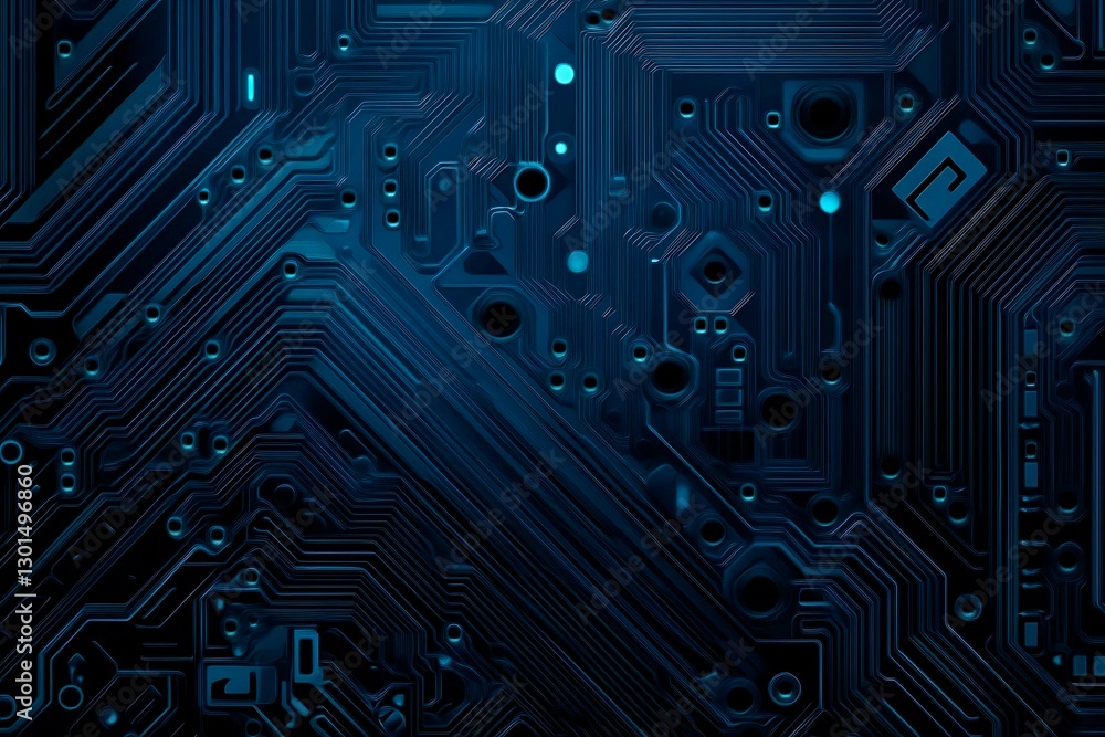 Abstract close-up of a glowing blue digital circuit board, showcasing intricate connections and technological design on a black background.
Abstract close-up of a glowing blue digital circuit board, showcasing intricate connections and technological design on a black background.