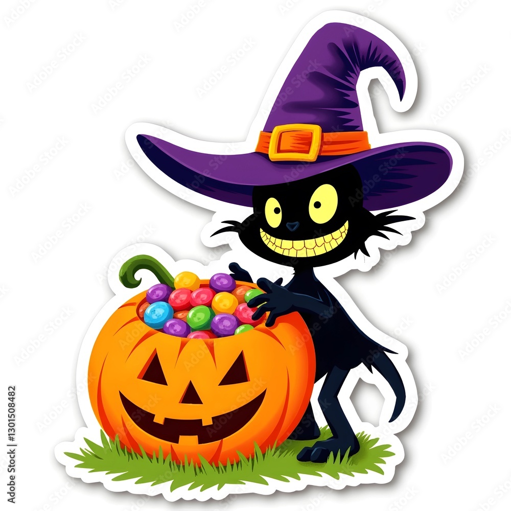 halloween pumpkin and witch halloween pumpkin and witch