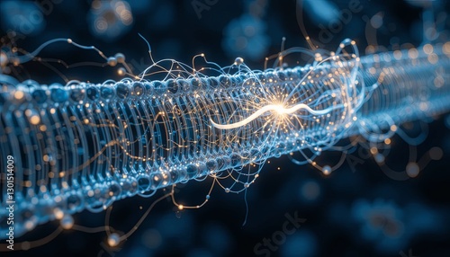 Exploring quantum particles virtual lab scientific visualization digital environment close-up view physics concepts