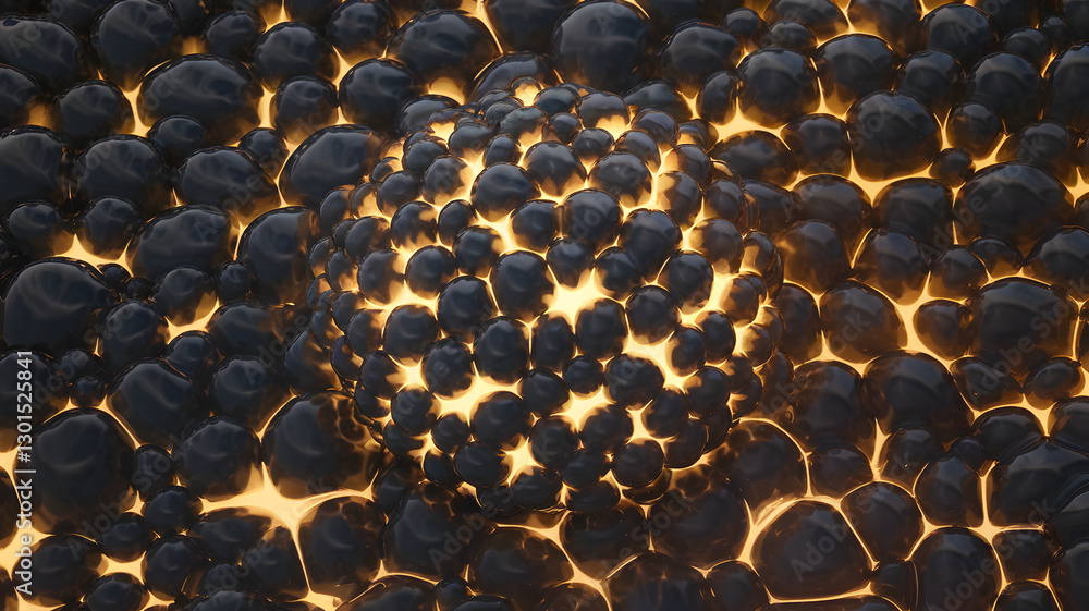 A self-healing material with glowing properties repairing itself. A self-healing material with glowing properties repairing itself.