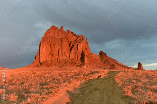Obraz na płótnie Shiprock - New Mexico, USA w salonie