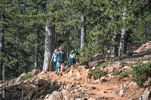 Hiking adventure on artemis nature trail in cyprus