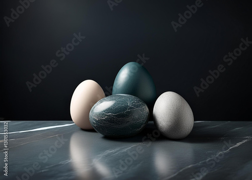 marble easter eggs