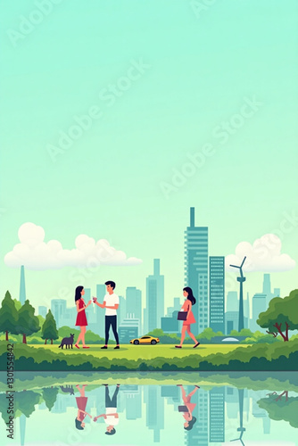 Global Investment in Clean Environment and Sustainable Industry, People Paying Eco-Friendly Fee