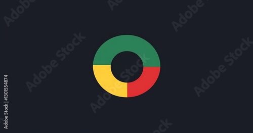 Colorful Circular Shape on Dark Background in Minimalist Style Free Download Colorful Circular Shape on Dark Background in Minimalist Style - GFXLoad