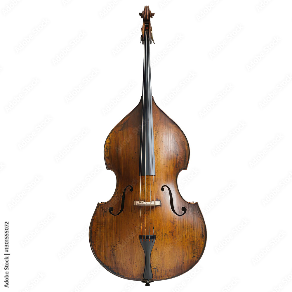 Fototapeta premium A Bass isolated on transparent background, PNG