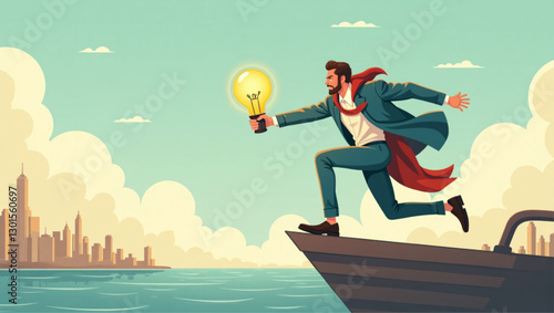 Maverick Entrepreneur Breaking Free from Conformity, Pursuing Innovative Business Ideas