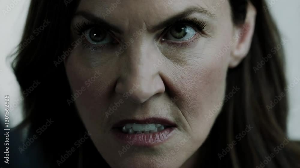 Intense Confrontation in a Dimly Lit Room Highlighting Emotional Conflict and Tension Intense Confrontation in a Dimly Lit Room Highlighting Emotional Conflict and Tension