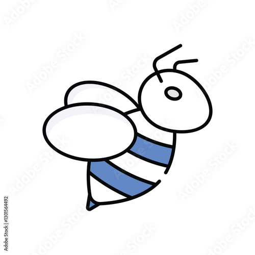 Bee  Vector icon