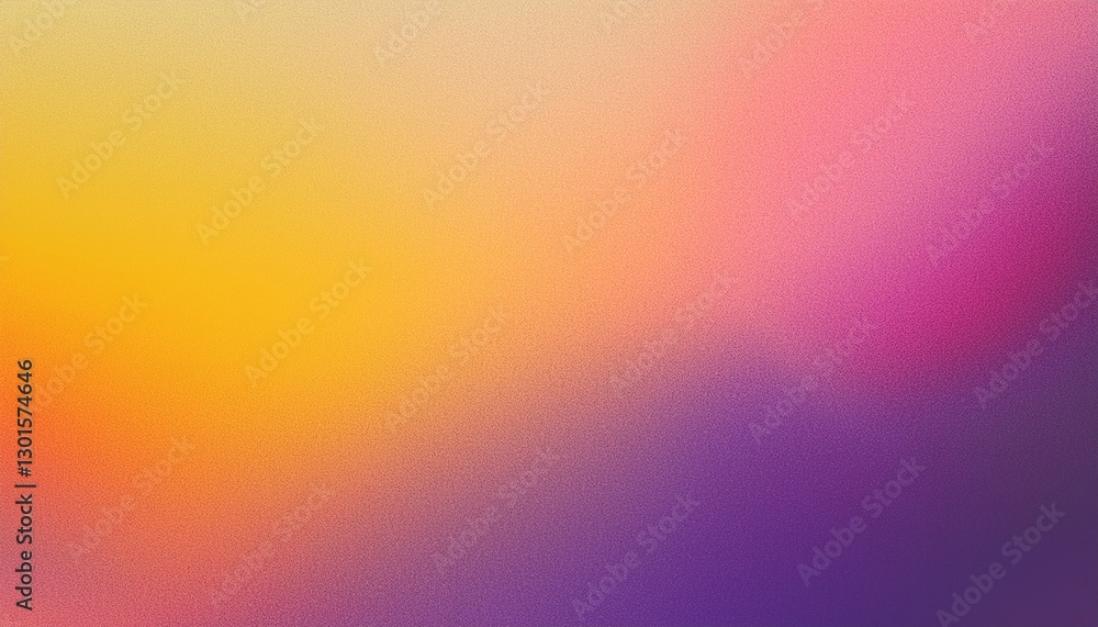 Fototapeta premium Abstract color gradient banner grainy texture background pink purple yellow noise texture blurred colors poster backdrop header design