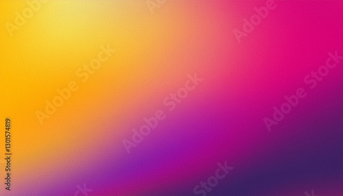 Abstract color gradient banner grainy texture background pink purple yellow noise texture blurred colors poster backdrop header design
