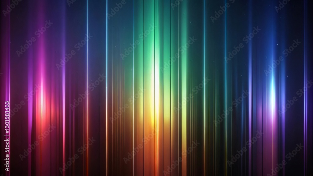 Abstract Colorful Vertical Light Streaks Abstract Colorful Vertical Light Streaks