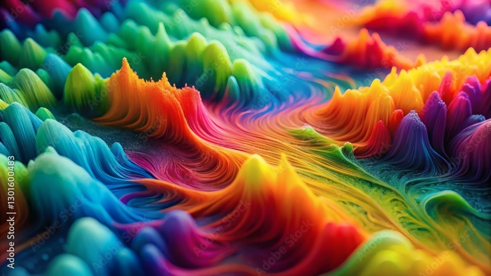 Fototapeta premium Abstract Colorful 3D Render