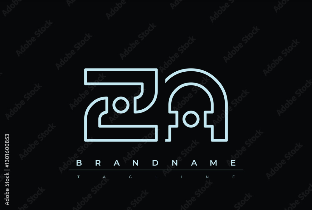 ZA Technology Letter Logo Template. This tech letter logo is a graphic mark that uses letters to represent a technology company. ZA Technology Letter Logo Template. This tech letter logo is a graphic mark that uses letters to represent a technology company.