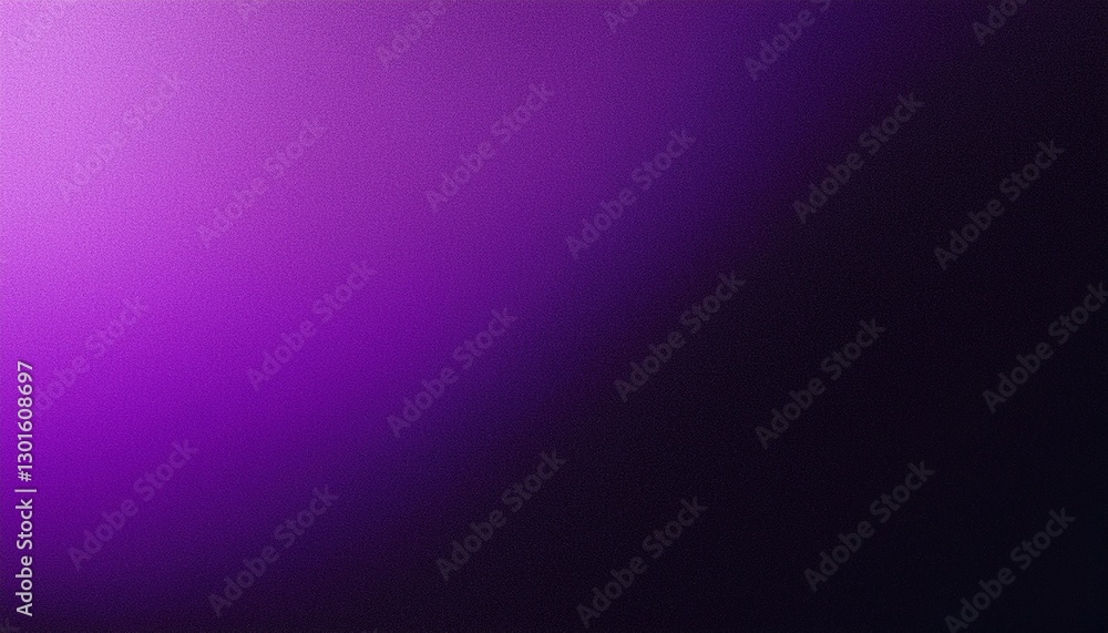 Fototapeta premium Glowing purple black grainy gradient background abstract dark banner header poster design noise texture effect, copy space