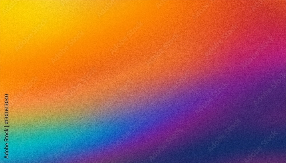 Obraz premium Grainy color gradient background orange purple abstract noise texture pink red blue retro banner backdrop