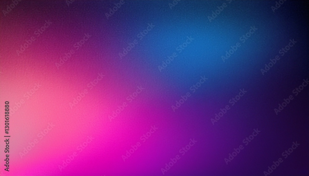 Fototapeta premium Grainy gradient vibrant poster background, purple blue pink black noisy texture banner, cover header backdrop design