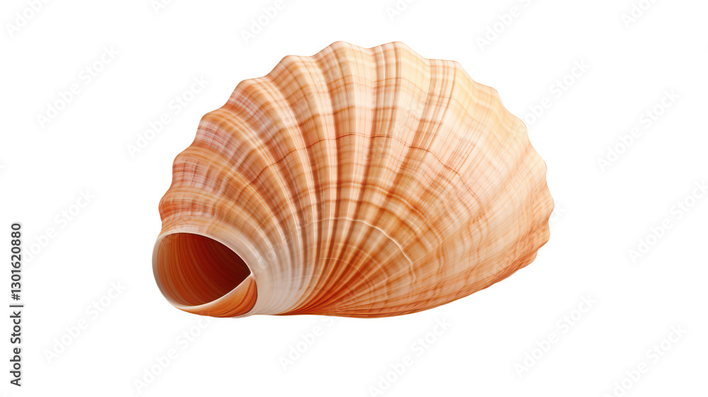 3D Shell isolated on transparent background, PNG 3D Shell isolated on transparent background, PNG