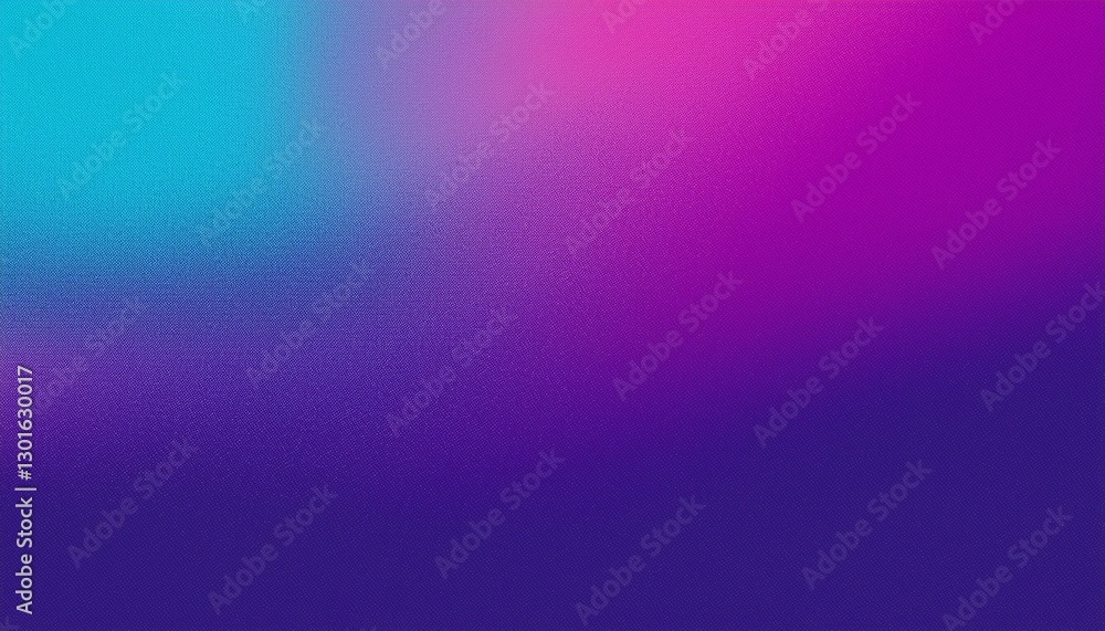 Obraz premium Purple blue grainy gradient background noise texture wide banner header poster design copy space