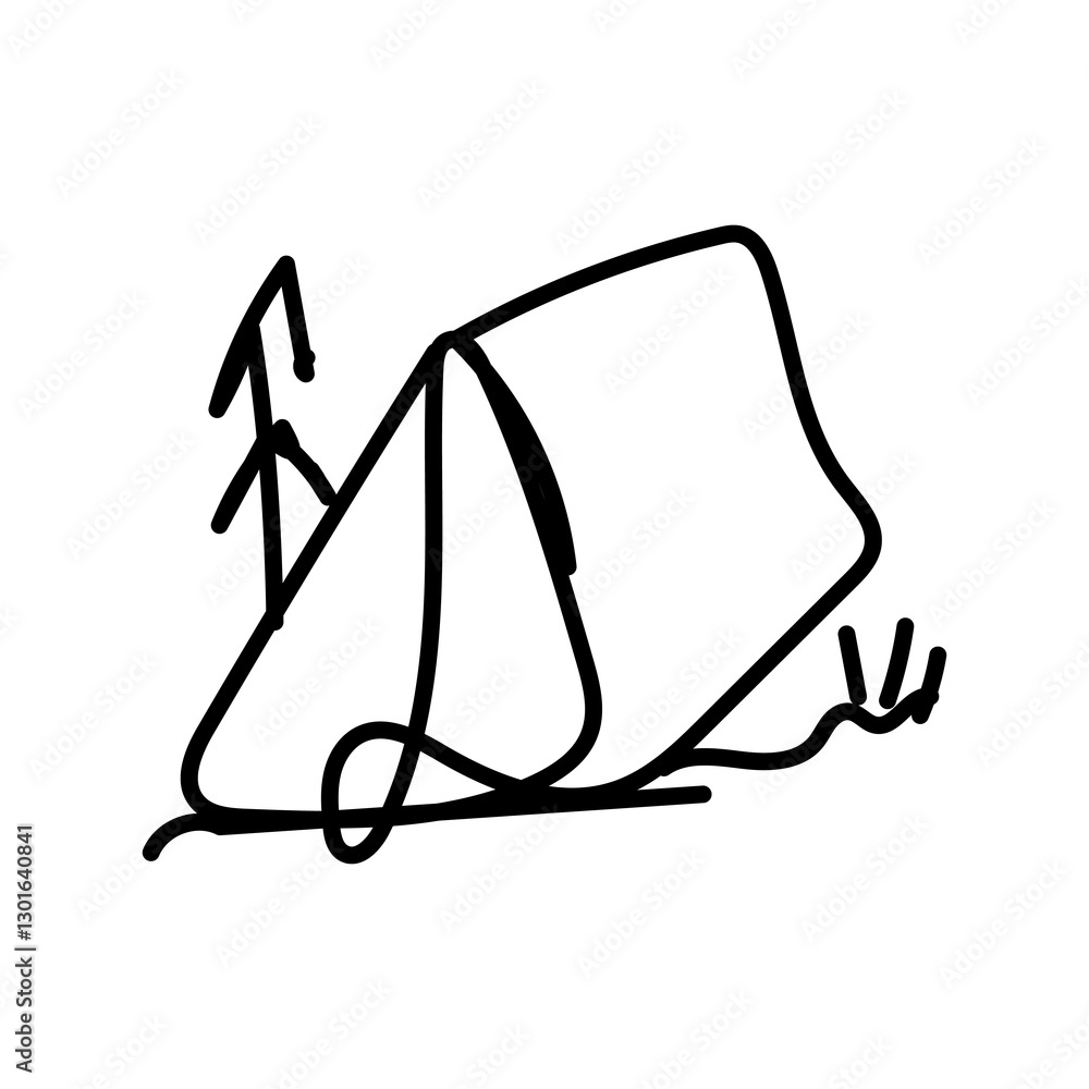 Fototapeta premium Vector Doodle Illustrations in various abstract shapes