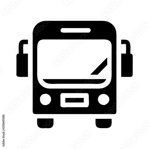 an icon of a bus in front view, perfect for transportation or travel related designs vector illustration Free Download an icon of a bus in front view, perfect for transportation or travel related designs vector illustration - GFXLoad