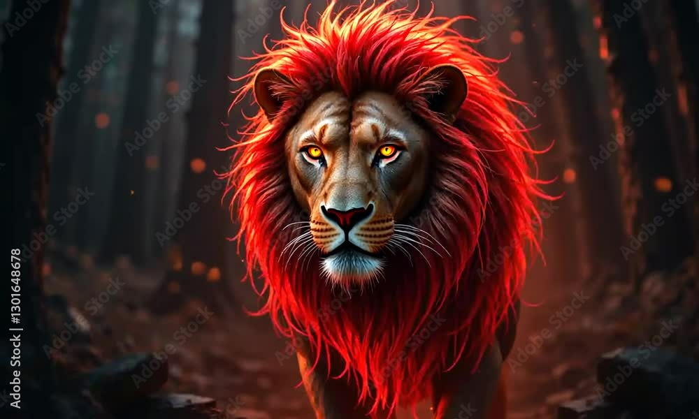Mystical Red Lion Mystical Red Lion