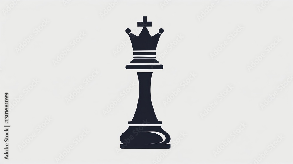 Chess King Silhouette: A Bold and Iconic Design for Strategy, Leadership, and Gaming Concepts Chess King Silhouette: A Bold and Iconic Design for Strategy, Leadership, and Gaming Concepts