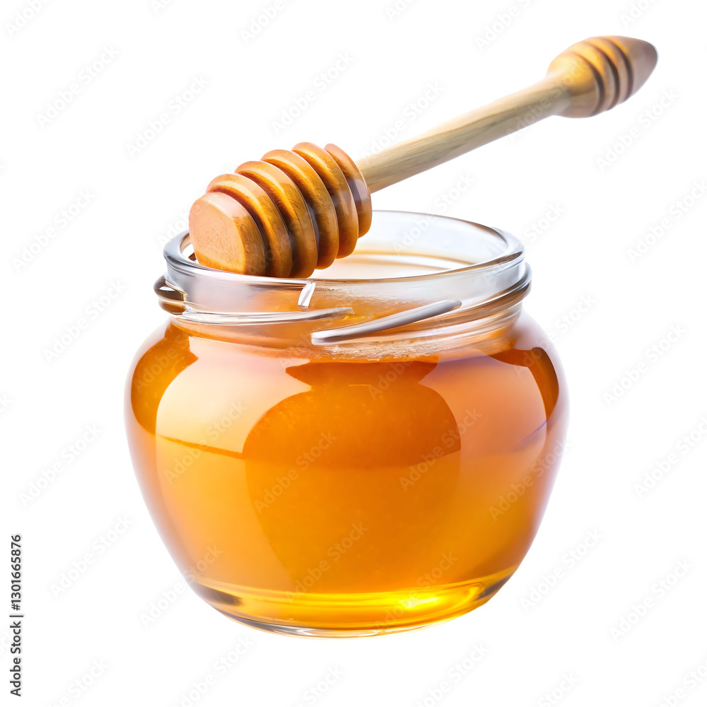 honey in a glass jar honey in a glass jar