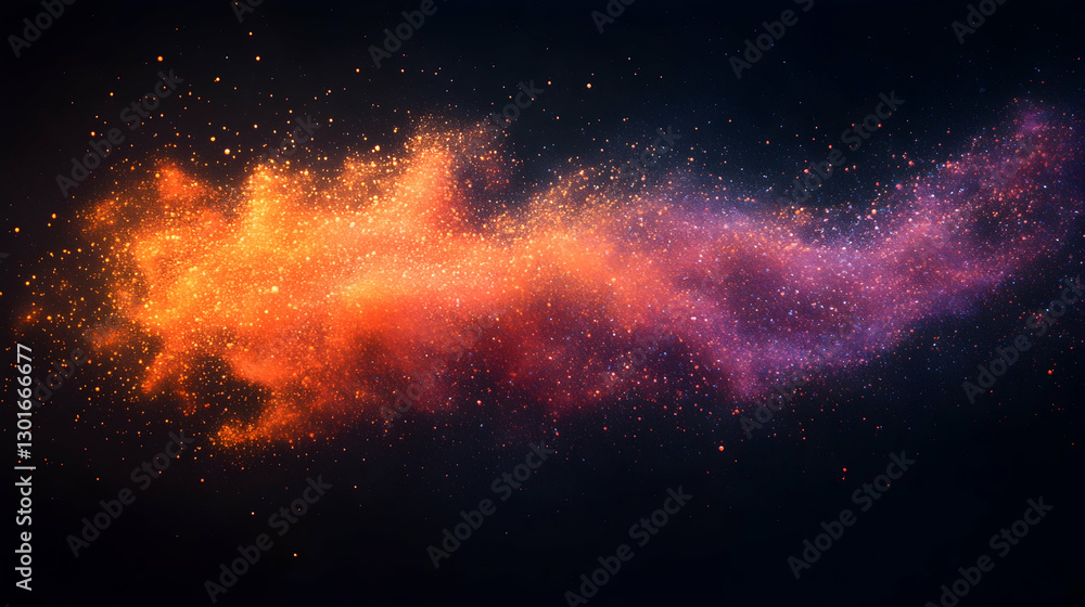 Fototapeta premium Cosmic Dust Stream Across the Void