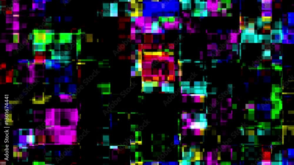 Glitch - Abstract Colorful Pixel Art Digital Glitch Mosaic Texture Background Design - animated backgrounds - 4K high quality Glitch - Abstract Colorful Pixel Art Digital Glitch Mosaic Texture Background Design - animated backgrounds - 4K high quality