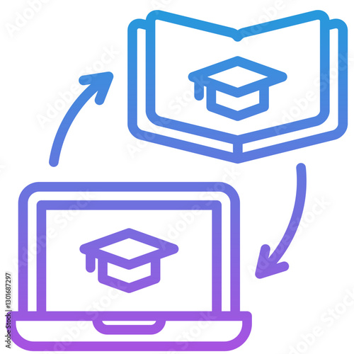 Blended Learning Icon