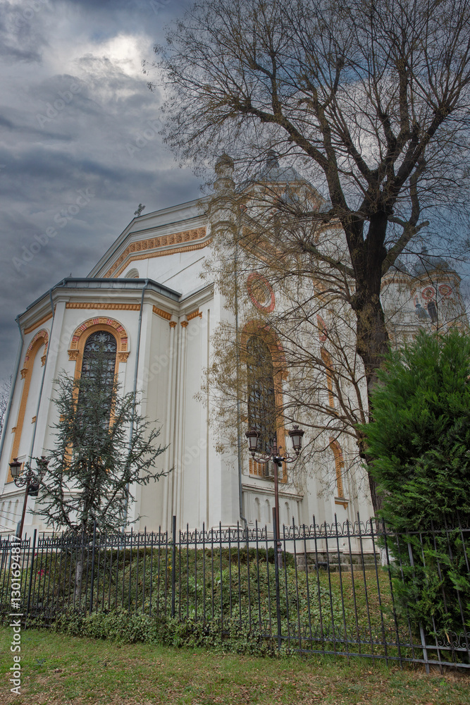 Naklejka premium New Church of St. Spyridon in Bucharest, Romania.