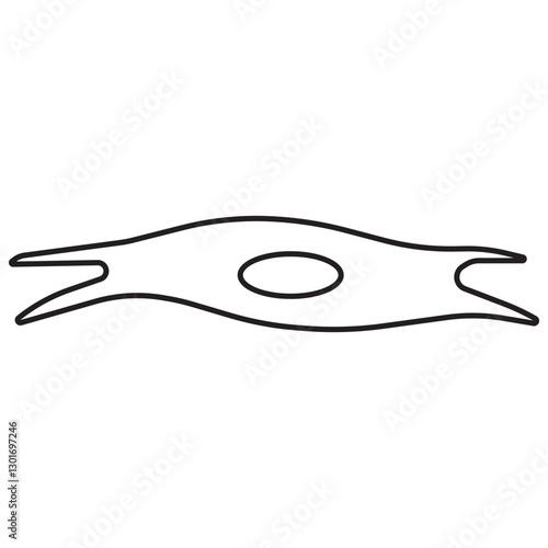 Fibroblast activated line icon