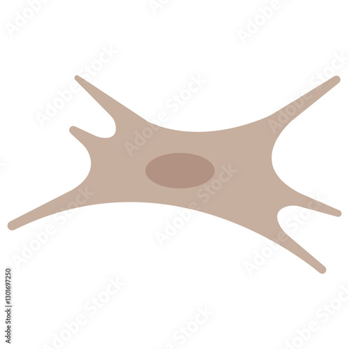 Fibroblast activated colored icon
