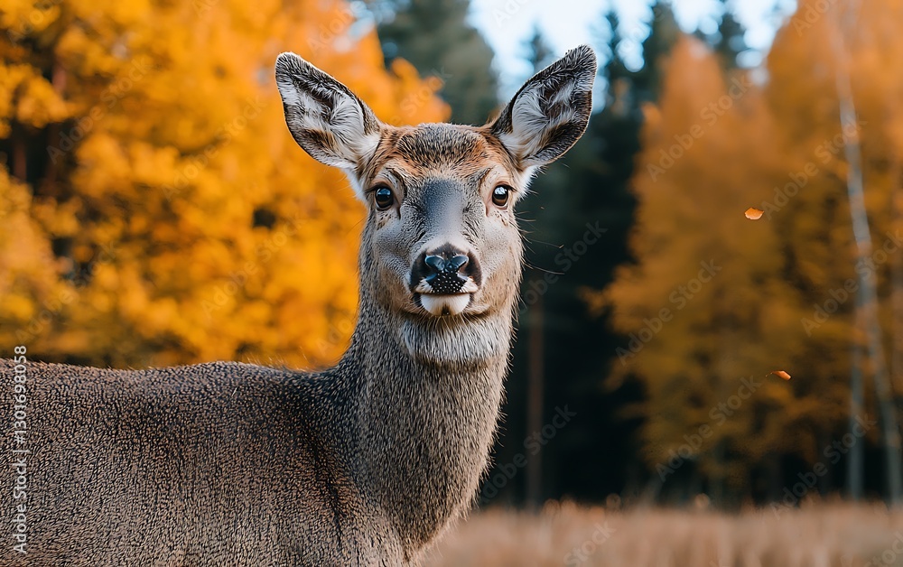 Fototapeta premium Deer in Autumn Woods