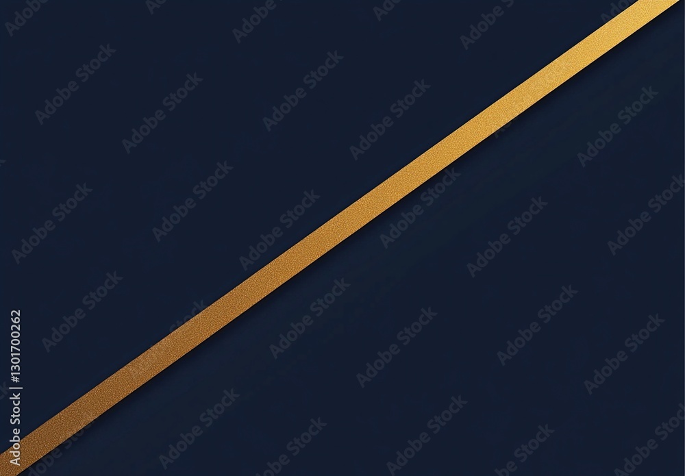 Diagonal Gold Line on Navy Blue Background Diagonal Gold Line on Navy Blue Background