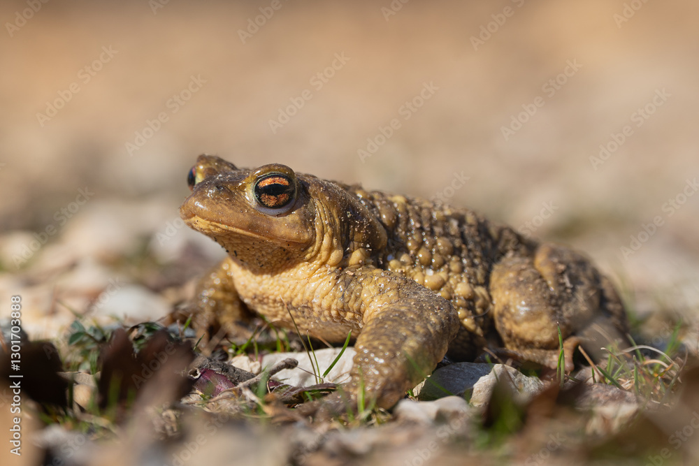 Fototapeta premium Sapo común, bufo bufo