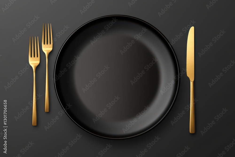 fork and knife on plate fork and knife on plate