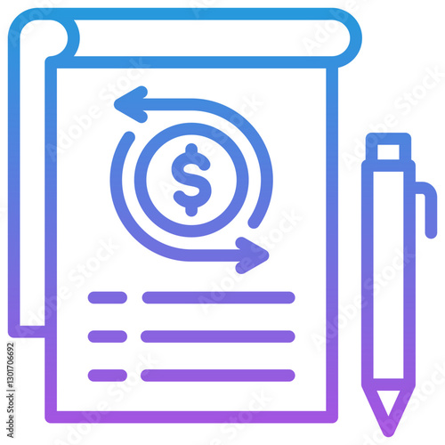 Financial Statement Icon