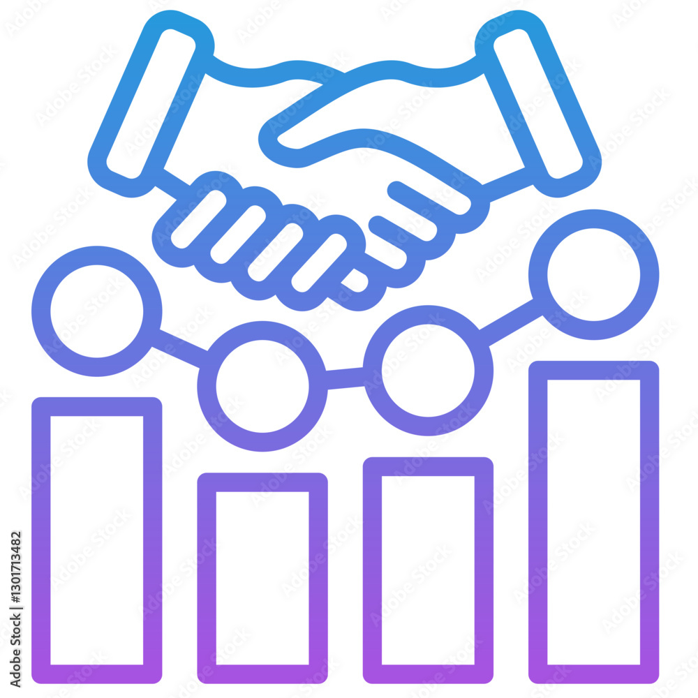 Business Relationship Icon Business Relationship Icon