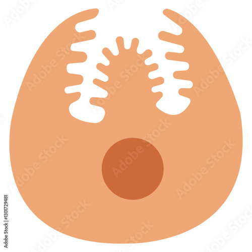 Parietal cell colored icon
