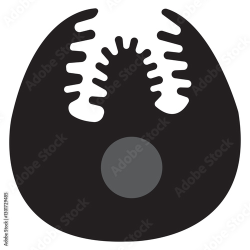 Parietal cell glyph icon