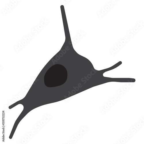 Stromal cell bone marrow glyph icon