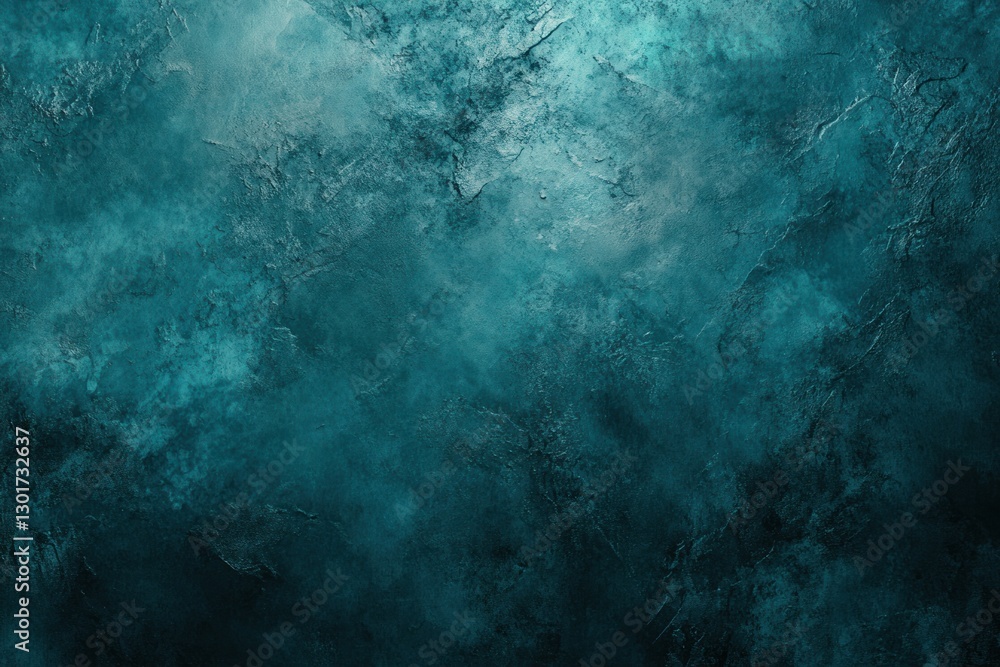 Teal textured background with dark vignette. Teal textured background with dark vignette.