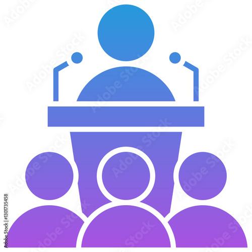 Public Speaking Icon