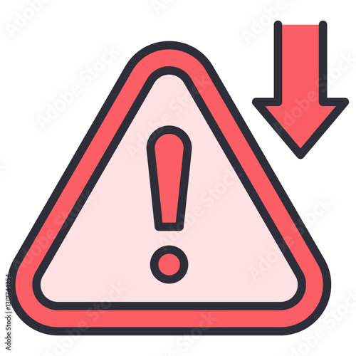 Error Lineal Color Icon