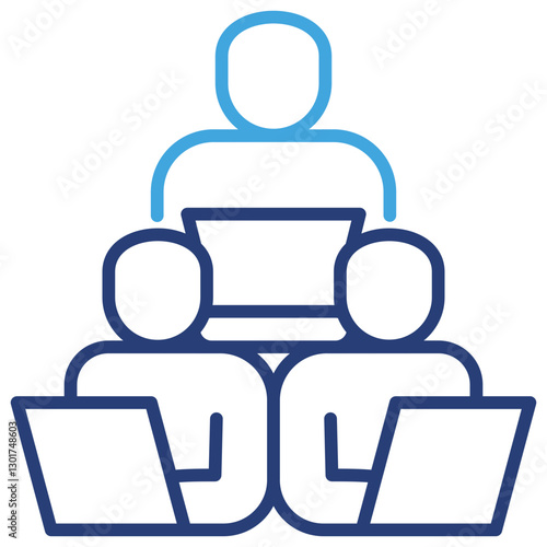 Team Dual Tone Icon