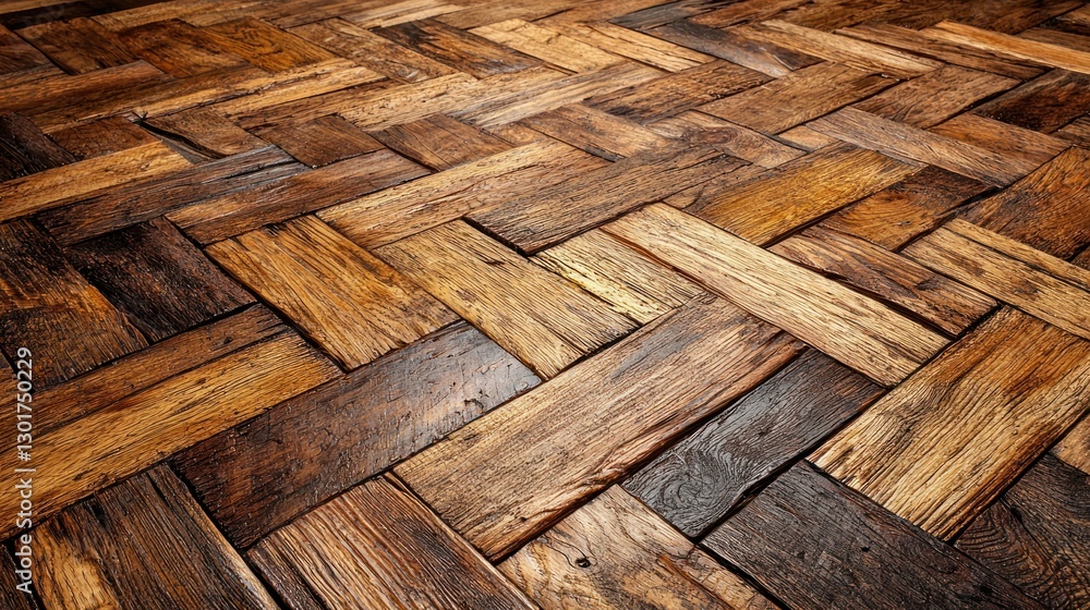 Wood floor texture. Aged parquet background surface with herringbone pattern. Interior use Wood floor texture. Aged parquet background surface with herringbone pattern. Interior use