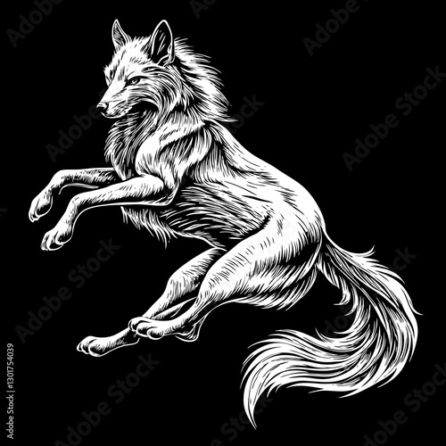 wolf vector illustration